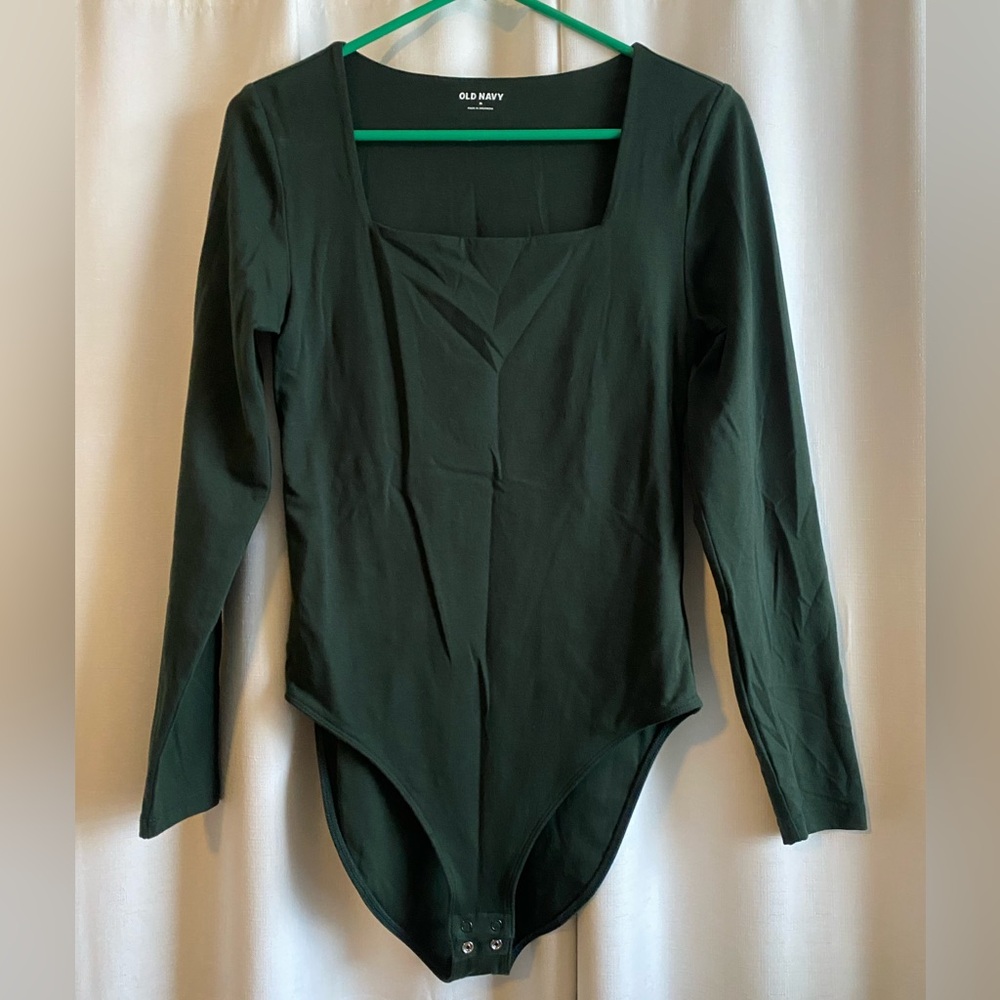 Old Navy Forest Green Bodysuit